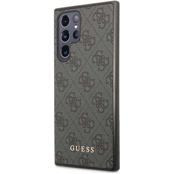 Guess Guess GUHCS24LG4GFGR S24 Ultra S928 czarny/black hardcase 4G Metal Gold Logo