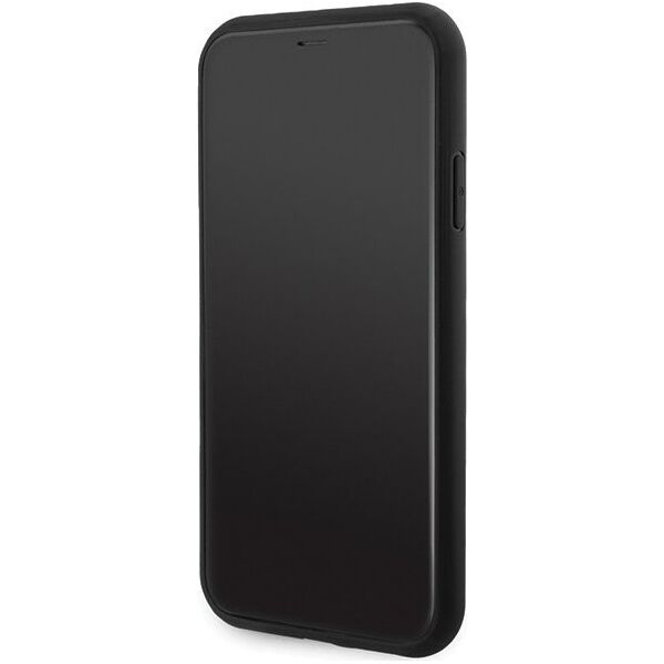 Guess Guess GUHMN61G4GFRK iPhone 11 6.1" / Xr czarny/black hardcase 4G Collection Leather Metal Logo MagSafe