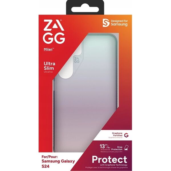 Zagg International ZAGG Cases Milan - obudowa ochronna do Samsung S24 (Iridescent)