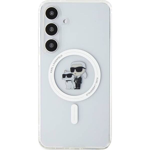 Karl Lagerfeld Karl Lagerfeld IML Karl & Choupette MagSafe - Etui Samsung Galaxy S24 (przezroczysty)
