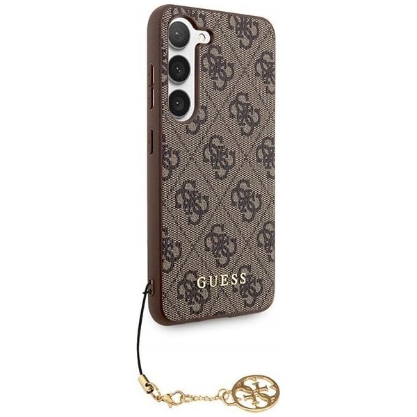 Guess Oryginalne Etui GUESS Hardcase GUHCS24SGF4GBR do Samsung S24 (4G Charm / brązowy)