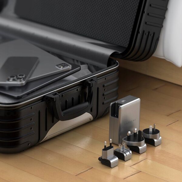 Ładowarka Satechi Ładowarka sieciowa podróżna Satechi 4-Port GaN Travel Charger US, UK, EU, AS 4xUSB-C 140W