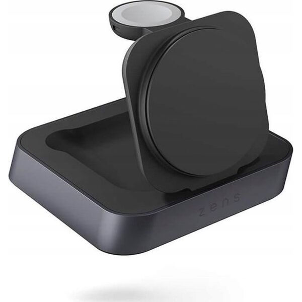 Ładowarka Zens Ładowarka bezprzewodowa 2w1 ZENS Nightstand Charger Pro 2 Qi2 15W MagSafe