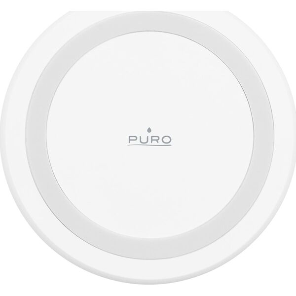 Ładowarka Puro Ładowarka indukcyjna PURO Wireless Charging Station QI 10W (biała)