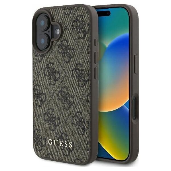 Guess Guess GUHCP16MG4GFBR iPhone 16 Plus 6.7" brązowy/brown hardcase 4G Classic