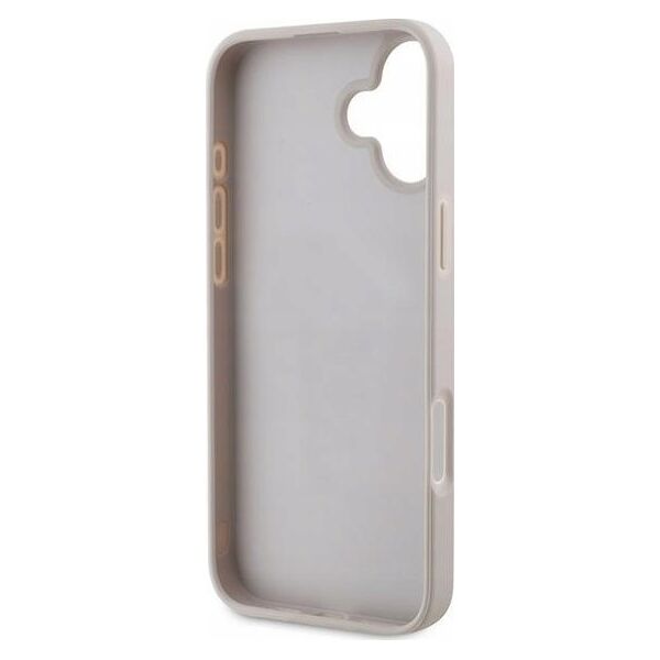 Guess GUESS futerał do IPHONE 16 Plus GUHCP16MG4GLPI (4G PU Bottom Stripe) różowy