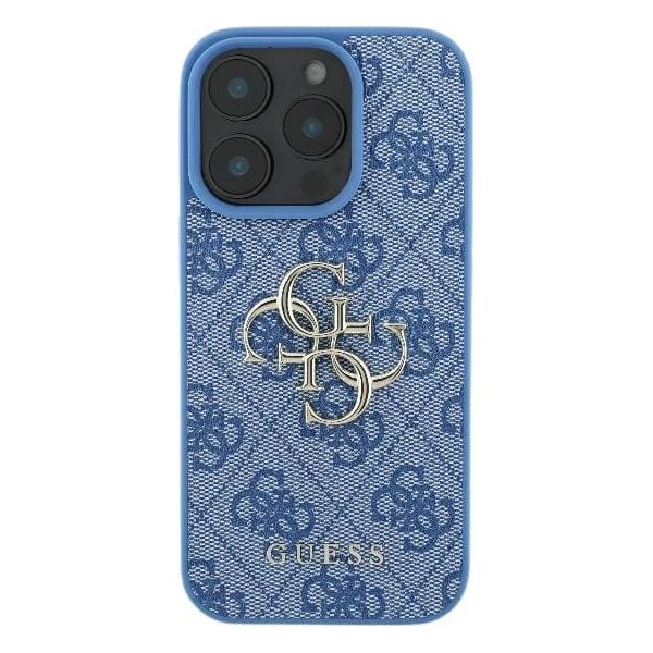 Guess Guess GUHCP16L4GMGBL iPhone 16 Pro 6.3" niebieski/blue hardcase 4G Big Logo
