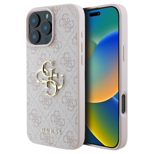 Guess Guess GUHCP16L4GMGPI iPhone 16 Pro 6.3" różowe/pink hardcase 4G Big Logo