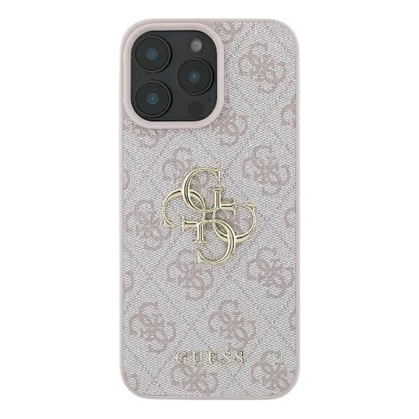 Guess Guess GUHCP16X4GMGPI iPhone 16 Pro Max 6.9" różowe/pink hardcase 4G Big Logo