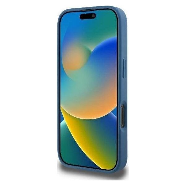 Guess Guess GUHMP16LG4GFRB iPhone 16 Pro 6.3" niebieski/blue hardcase 4G Ring Classic Logo MagSafe