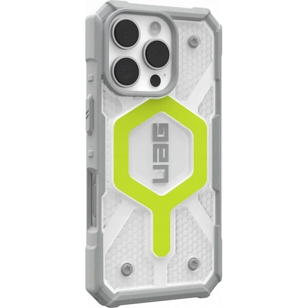 UAG UAG Pathfinder Clear Magsafe - obudowa ochronna do iPhone 16 Pro kompatybilna z MagSafe (active neon)