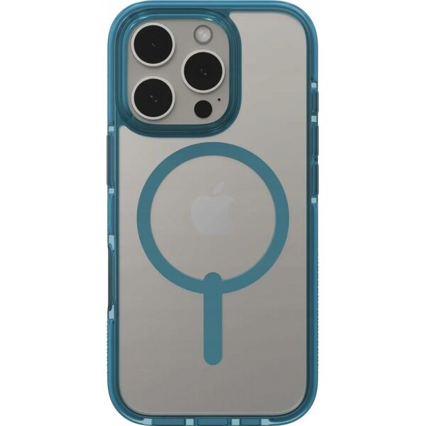 Zagg International ZAGG Santa Cruz Snap - obudowa ochronna do iPhone 16 Pro kompatybilna z MagSafe (retro blue)