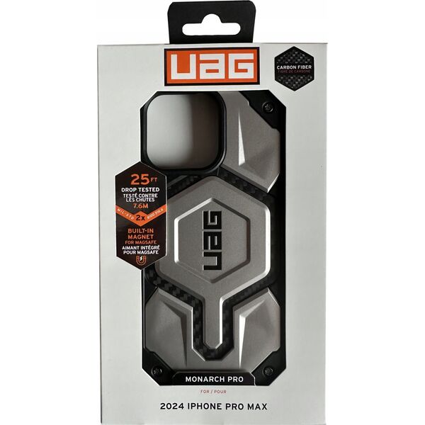 UAG UAG Monarch Pro - obudowa ochronna do iPhone 16 Pro Max kompatybilna z MagSafe (titanium)