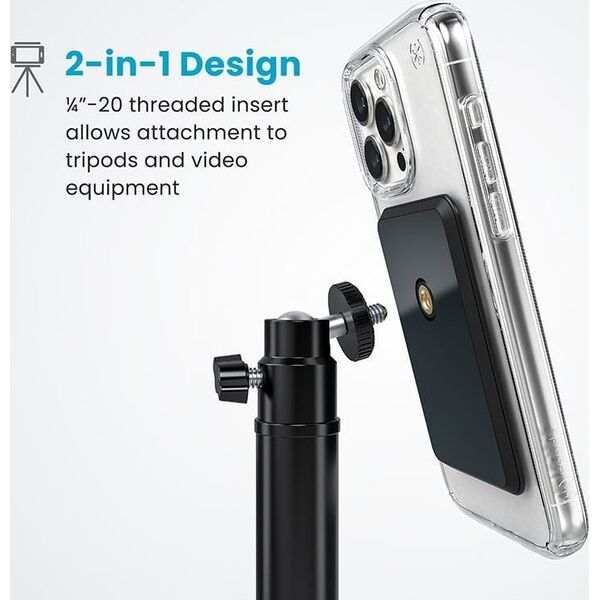 Speck Speck Everywhere Mount + ClickLock - Uchwyt magnetyczny MagSafe (czarny)
