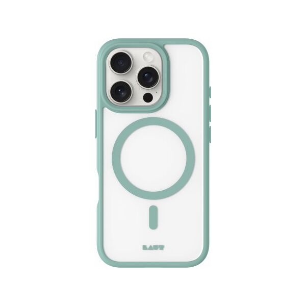 PICOM Laut Huex Protect - obudowa ochronna do iPhone 16 Pro Max kompatybilna z MagSafe (slit green)