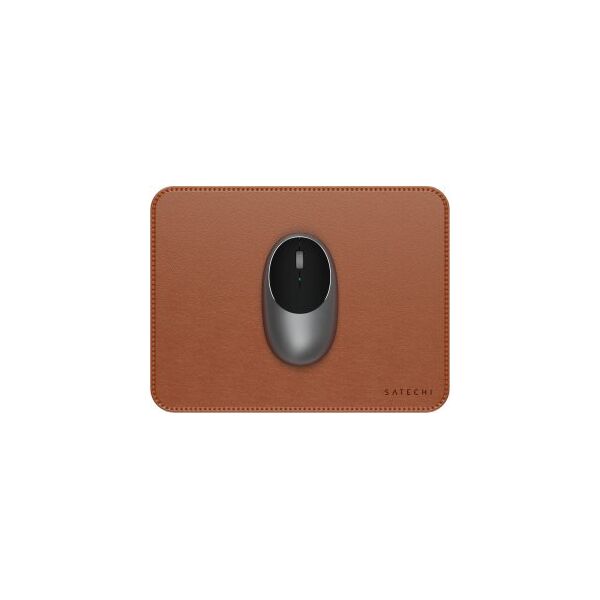 Podkładka na biurko ze skóry wegańskiej Satechi Premium Mouse Pad (brown)
