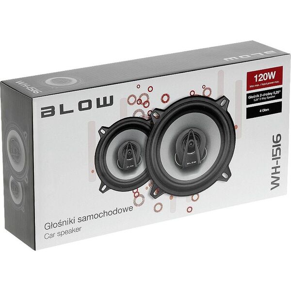 Głośnik samochodowy Blow WH-1516 5" 2WAY (0946#)