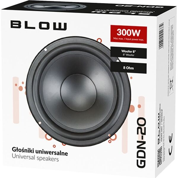 Głośnik samochodowy Blow GDN20 8Ohm (1PH)