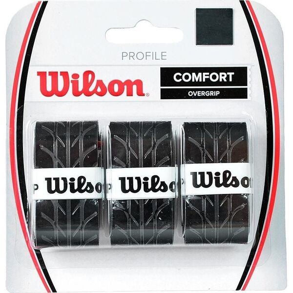 Wilson OWIJKA TENIS. WILSON PROFILE OVERGRIP WRZ4025BK 3szt. czarny