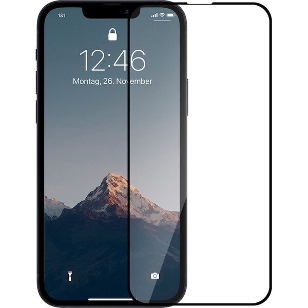 Woodcessories Woodcessories 3D Premium Μαύρο Tempered Glass για iPhone 13 Pro Max