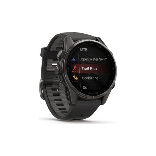 Ρολόι Garmin Garmin Fenix 8 43 mm AMOLED Sapphire Carbon Grey DLC Titanium [010-02903-21]