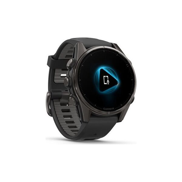 Ρολόι Garmin Garmin Fenix 8 43 mm AMOLED Sapphire Carbon Grey DLC Titanium [010-02903-21]