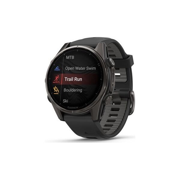 Ρολόι Garmin Garmin Fenix 8 43 mm AMOLED Sapphire Carbon Grey DLC Titanium [010-02903-21]