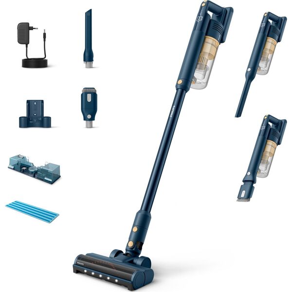 Philips Philips 5000 Series Cordless Stick vacuum cleaner XC5043/01, Up to 60 min, 15 min of Turbo