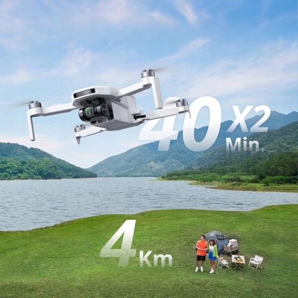 Potensic ATOM LT Dron 2 Akumulatory GPS 2,5K EIS 80 min Lotu FPV 4 km nowy