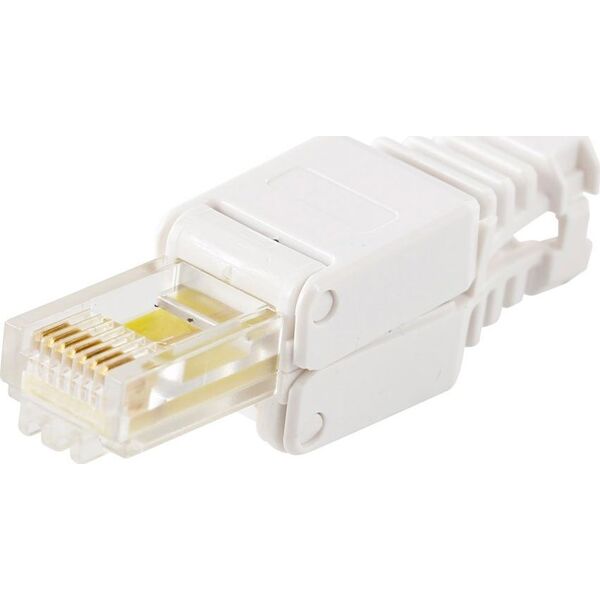 LOGON TWP8P8TP wtyczka RJ-45 Przezroczysty, Biały, Żółty