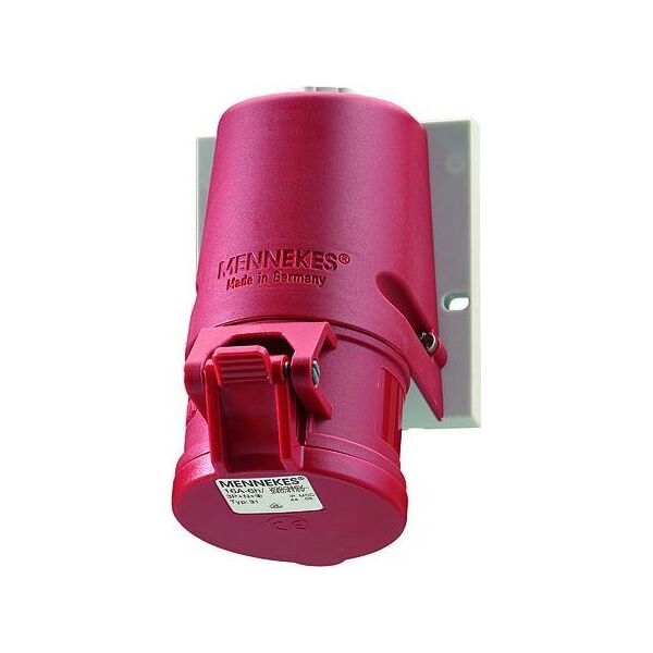 Πρίζα Mennekes Hensel 27006 επιτοίχια 1-μέρος, 32A 4p 6h 400V, IP44, βιδωτές συνδέσεις