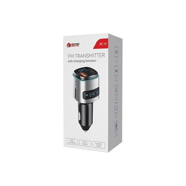 FM πομπός Extra Digital Extra Digital FM διαμορφωτής αυτοκινήτου BC41 (USB 2.0, USB 3.0, QC, hands-free)