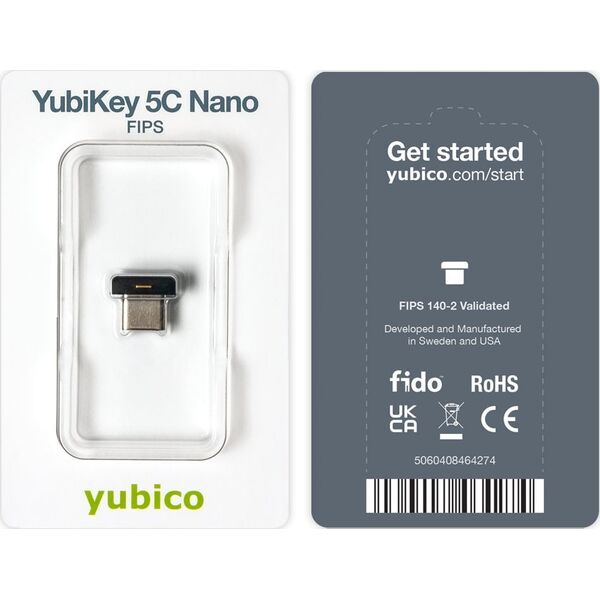 Yubico YubiKey 5C Nano - USB-C
