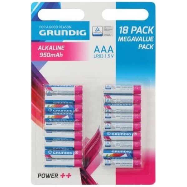 Grundig Bateria AAA / R03 950mAh 18 szt.