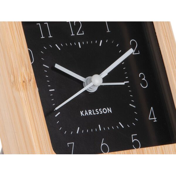 Karlsson Ξυπνητήρι με μπαμπού περίβλημα NEAT, 9 x 9 εκ.