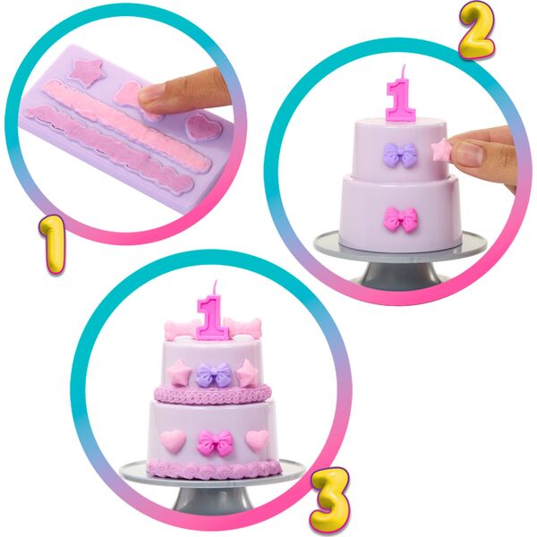 „Barbie Party Unboxed Reveal“ siurprizų rinkinys - šviesiaplaukė lėlė