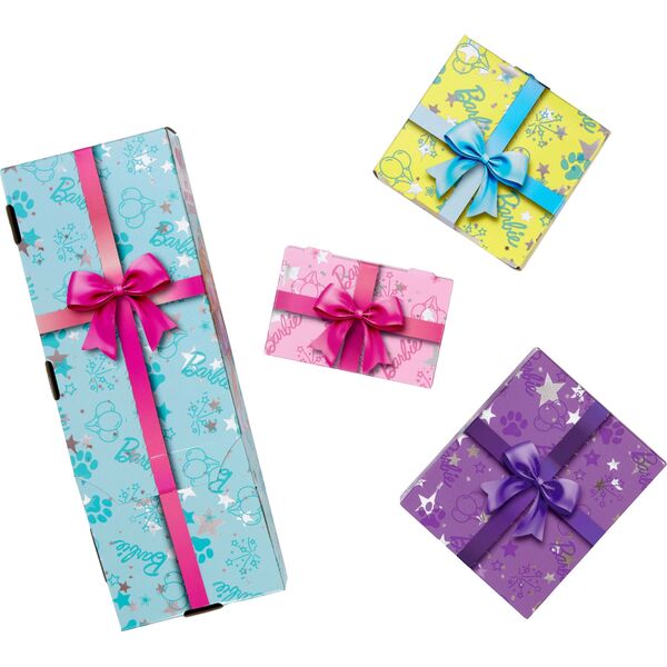 „Barbie Party Unboxed Reveal“ siurprizų rinkinys - šviesiaplaukė lėlė