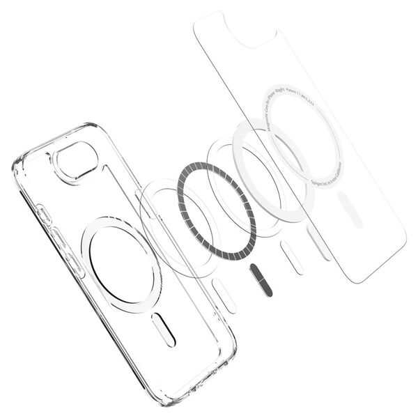 SPIGEN futerał ULTRA HYBRID MAG kompatybilny z MagSafe do IPHONE SE 4 2025 white