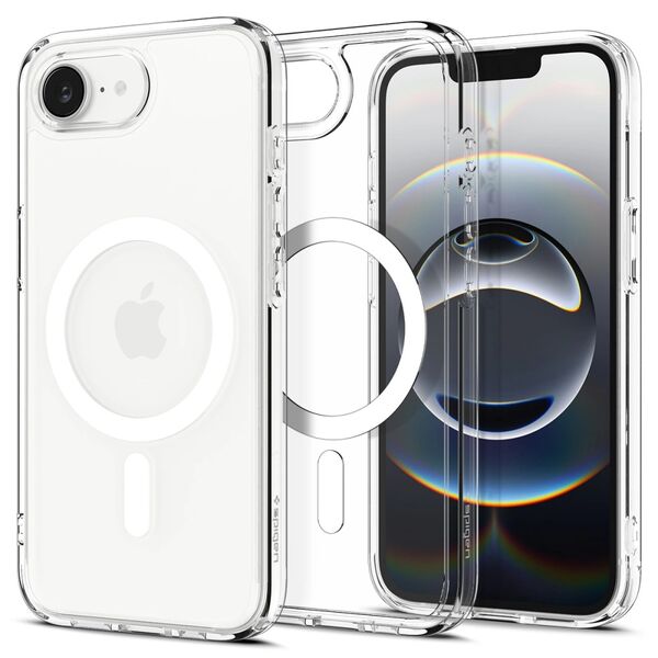 SPIGEN futerał ULTRA HYBRID MAG kompatybilny z MagSafe do IPHONE SE 4 2025 white