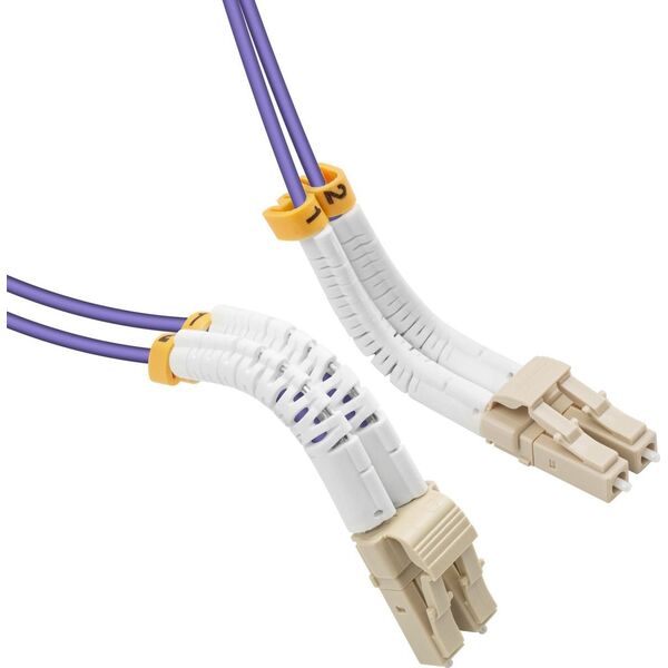 Lanview Lanview LVO231812-FLEX καλώδιο InfiniBand / οπτική ίνα 3 m LC LC/LC Μωβ