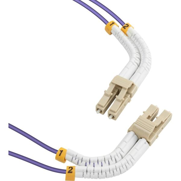 Lanview Lanview LVO231812-FLEX καλώδιο InfiniBand / οπτική ίνα 3 m LC LC/LC Μωβ