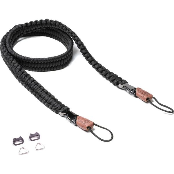 JetWorld C-ROPE Λουράκι κάμερας Traveler από Paracord 100cm Silent Black λιανική