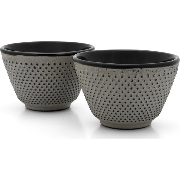 Bredemeijer 1x2 Bredemeijer Φλιτζάνια Τσαγιού Jang 78x53mm Χυτοσίδηρος γκρι 153020