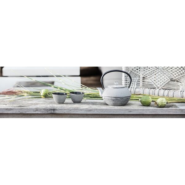Bredemeijer 1x2 Bredemeijer Φλιτζάνια Τσαγιού Jang 78x53mm Χυτοσίδηρος γκρι 153020