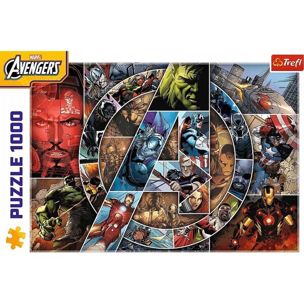 Puzzle - 1000 - Avengers: BohaterowieFSC Mix 70% 10934
