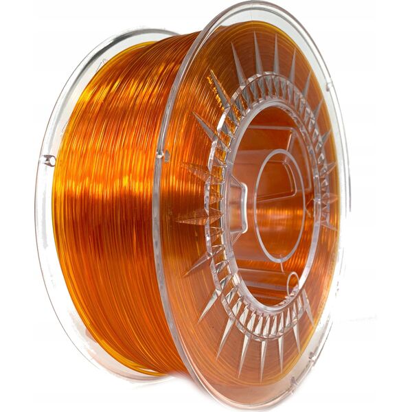 Devil Design 3D πλαστικό Devil Design PET-G 1.75mm 1kg - Διαφανές Φωτεινό Πορτοκαλί