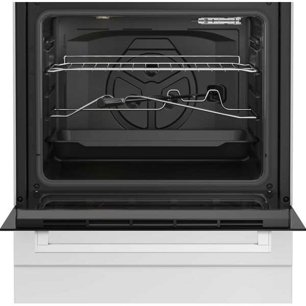 Gas stove with electric oven BEKO FBST62110DW, 60 cm
