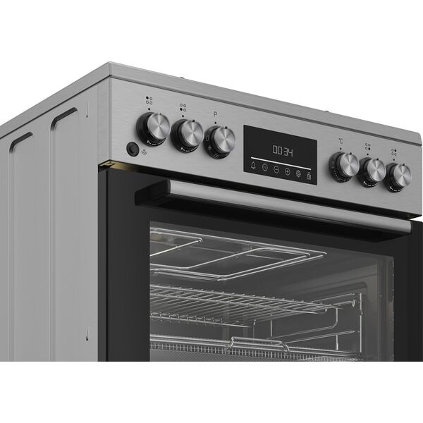 Gas stove with electric oven BEKO FBMA62330TXDSN, 60 cm