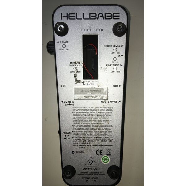 Behringer HB01 Pedał wah wah