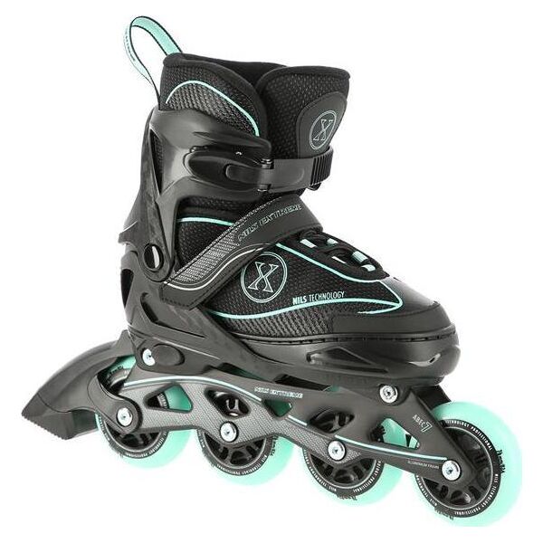 Rolki Nils Extreme NA11008 rekreacyjne regulowane czarne r. 39-42